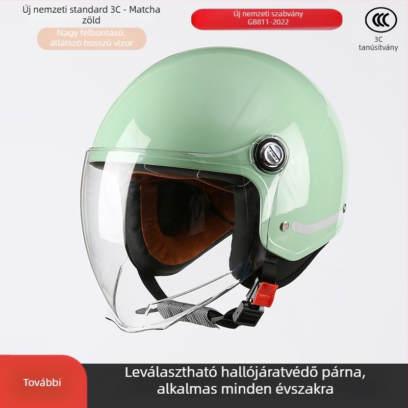 ABS 3/4 sisak, uniszex, 3C tanúsított, egész éves használatra