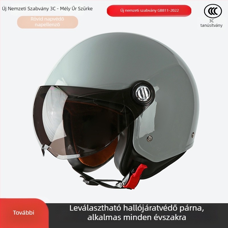 ABS 3/4 sisak, uniszex, 3C tanúsított, egész éves használatra