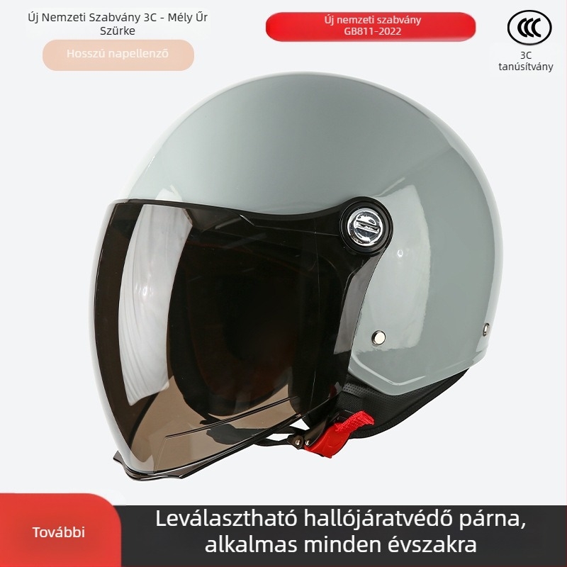 ABS 3/4 sisak, uniszex, 3C tanúsított, egész éves használatra