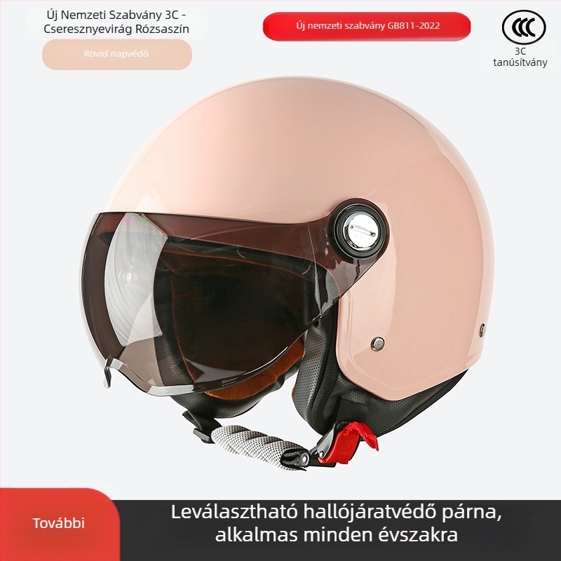 ABS 3/4 sisak, uniszex, 3C tanúsított, egész éves használatra