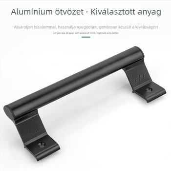 Tolóajtó fogantyú teraszhoz és üvegajtókhoz, alumínium ötvözetből – modern minimalista stílus, felületkezelés spray bevonattal