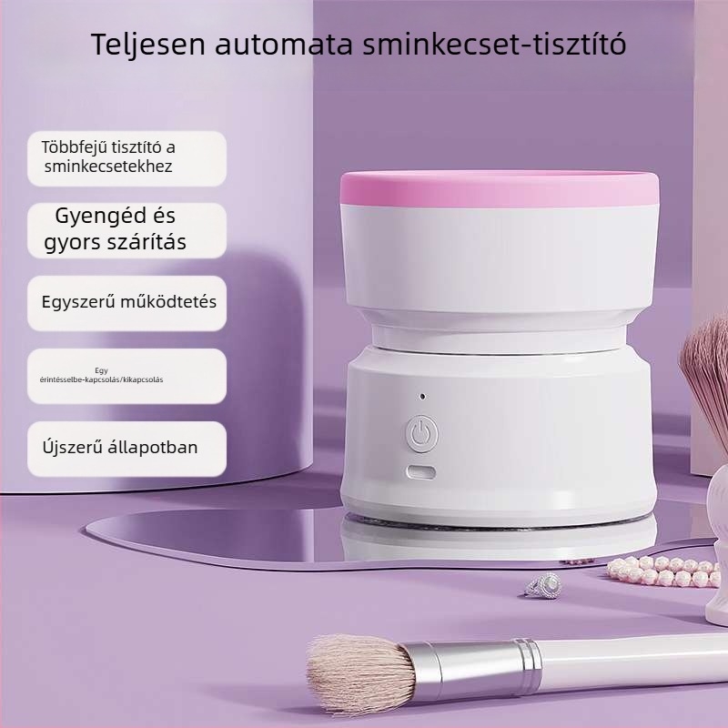 Sminkecset tisztító automata, újratölthető, modell My-05, nettó súly 233,1 g