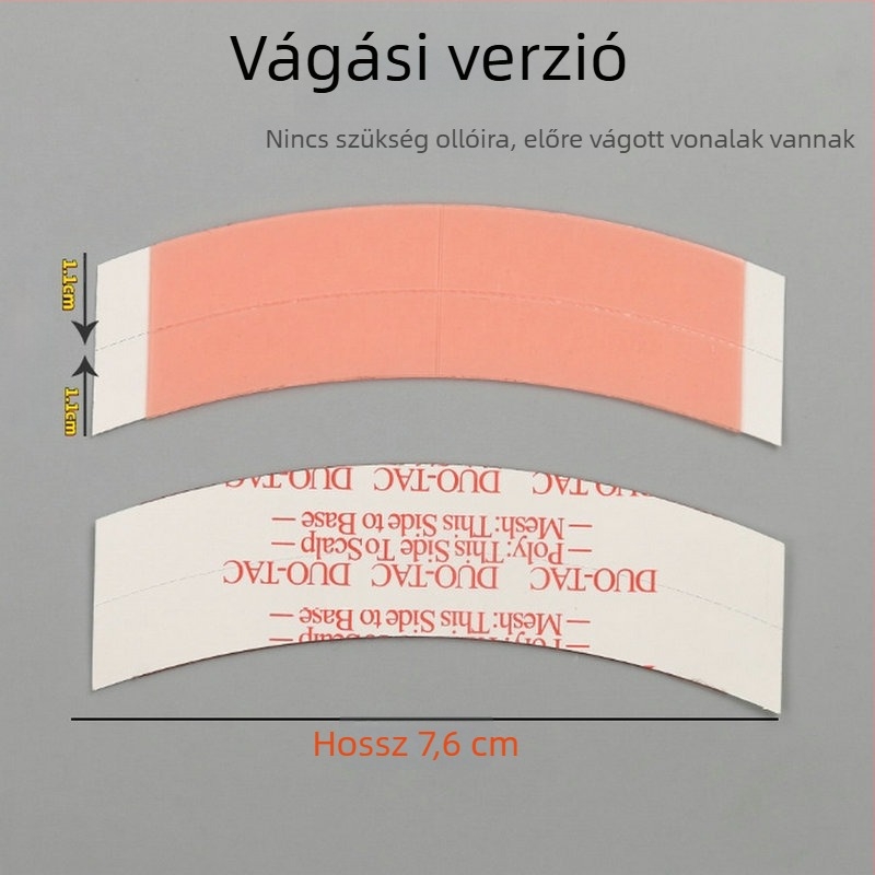 Férfi hajpótló légáteresztő szalaggal, márka Warketape, 36 darabos csomag