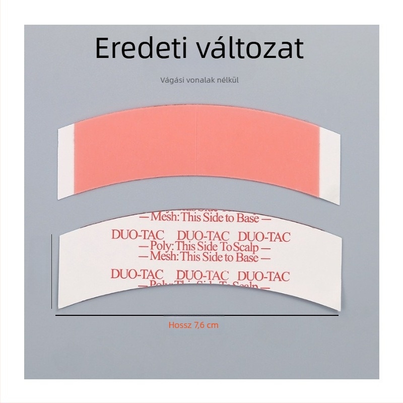 Férfi hajpótló légáteresztő szalaggal, márka Warketape, 36 darabos csomag