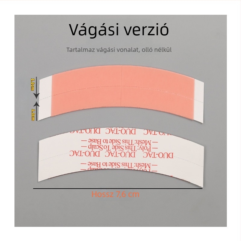 Férfi hajpótló légáteresztő szalaggal, márka Warketape, 36 darabos csomag