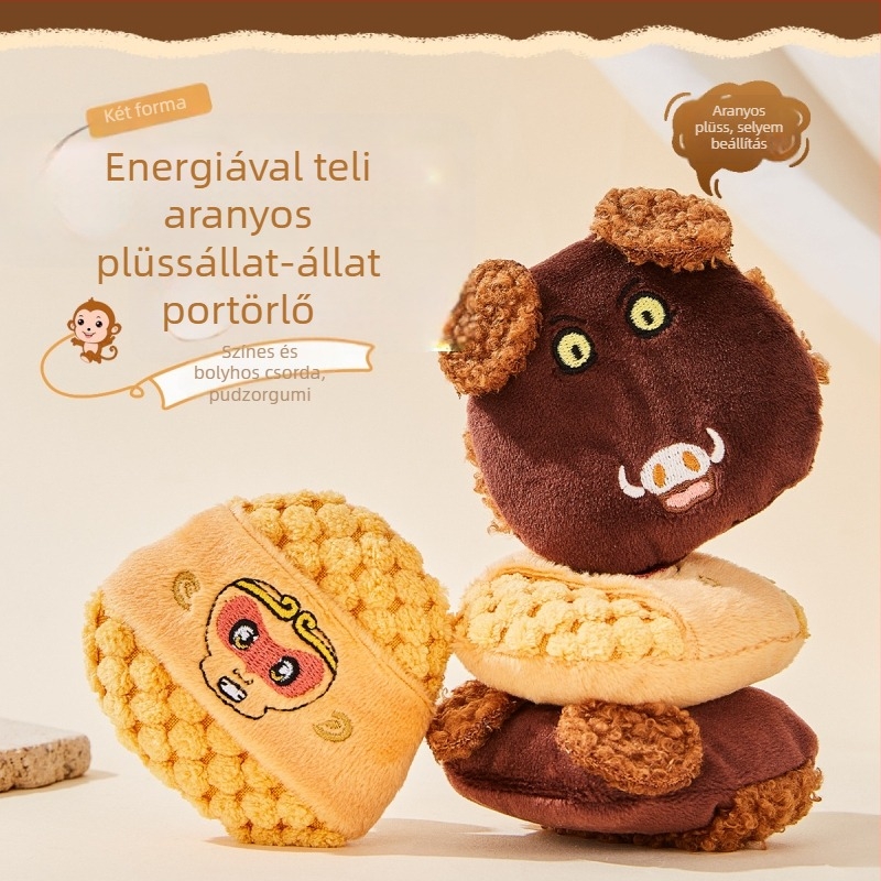 Púderpárna – hosszú szálú, szabálytalan alak, modell G2245, GECOMO, Guangdong eredetű, smink fixálására