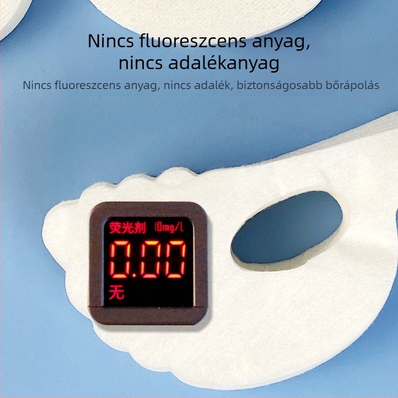 Egyszer használatos szemmaszk papírból, szatén–pamut alapú, SPA nedves kompresszióhoz, bőrápoláshoz, 100 db/csomag