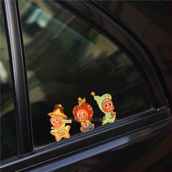 Cartoon TwinkleTwinkle Apple Star Man készlet – aranyos, kreatív karosszériamatricák