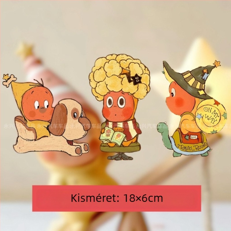 Cartoon TwinkleTwinkle Apple Star Man készlet – aranyos, kreatív karosszériamatricák