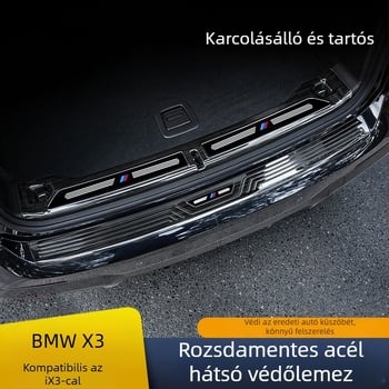 BMW X3 2018–2024 ajtó küszöb díszléc és hátsó csomagtartó védőcsík készlet | SNBLO | Személyre szabott feldolgozás: Igen