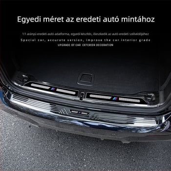 BMW X3 2018–2024 ajtó küszöb díszléc és hátsó csomagtartó védőcsík készlet | SNBLO | Személyre szabott feldolgozás: Igen