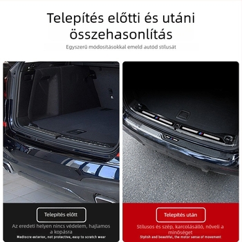 BMW X3 2018–2024 ajtó küszöb díszléc és hátsó csomagtartó védőcsík készlet | SNBLO | Személyre szabott feldolgozás: Igen