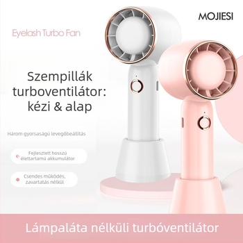 Szempilla-hosszabbítás szárítója, hordozható, újratölthető, kis ventilátor a szárításhoz