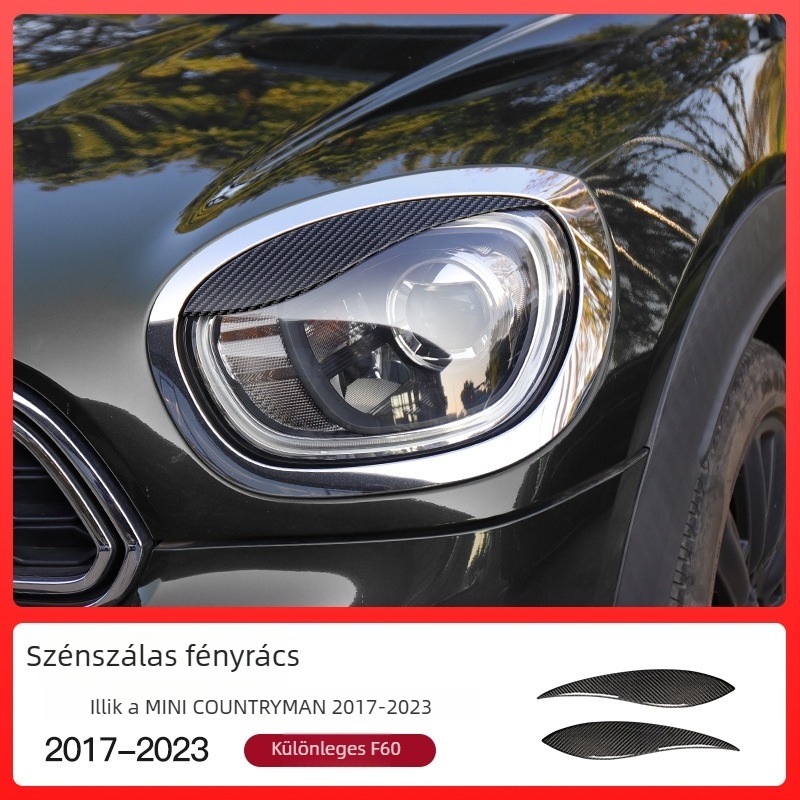 Szénszálas fényszóró burkolat BMW Mini Cooperhez – kettős szemhéj-modifikáció, termékszám ltao894338939565