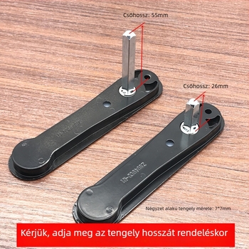 ablak- és ajtónyél, alacsony profilú rejtett fogó kulcsos hajtással, cinkötvözet DGYCZS-1, Zero Beyond, modern minimalista stílus