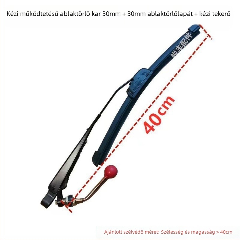 Első szélvédő motorkerékpár-triciklire, edzett üveg