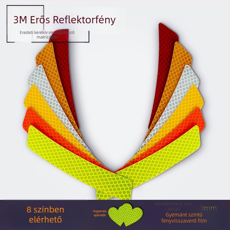 3M Diamond Level 4090 Autó első lökhárító reflektív matricája, kerékív-reflektív csík, karcolás elleni védelem, működési hőmérséklet -20°C-tól 50°C-ig