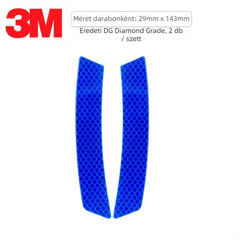 3M Diamond Level 4090 Autó első lökhárító reflektív matricája, kerékív-reflektív csík, karcolás elleni védelem, működési hőmérséklet -20°C-tól 50°C-ig
