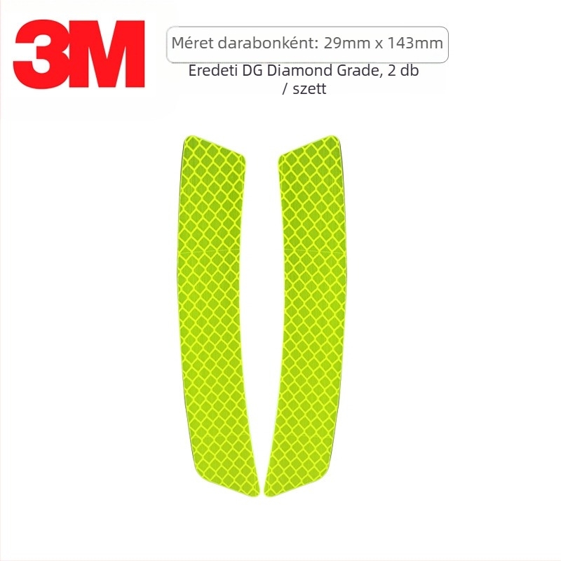 3M Diamond Level 4090 Autó első lökhárító reflektív matricája, kerékív-reflektív csík, karcolás elleni védelem, működési hőmérséklet -20°C-tól 50°C-ig