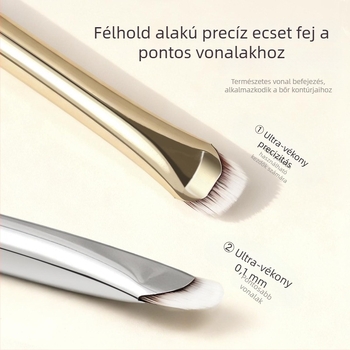 Szemhéjkontúr ecset – 0,18 mm ultra vékony, lapos fej; pontos vonalak és részletes smink; kezdőknek való