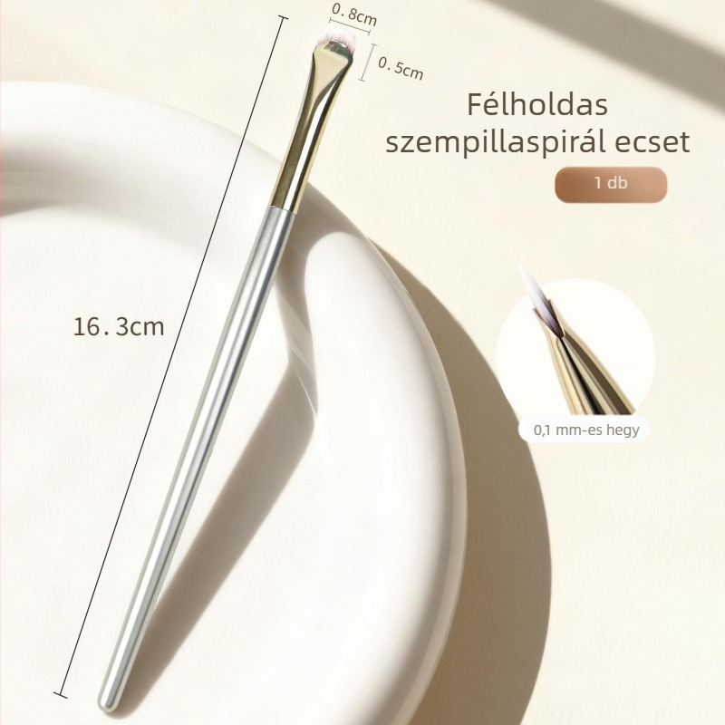 Szemhéjkontúr ecset – 0,18 mm ultra vékony, lapos fej; pontos vonalak és részletes smink; kezdőknek való