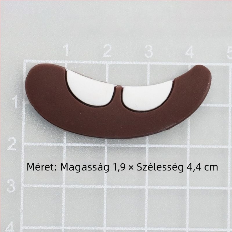3D autómatrica mágneses rögzítéssel – aranyos arc nagy szemekkel, karikatúra stílus