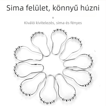 OnePlus függönygomb, 304 rozsdamentes acél, gömb alakú, modern stílus