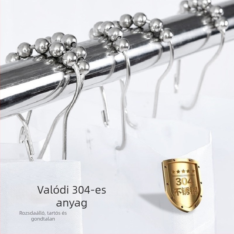 OnePlus függönygomb, 304 rozsdamentes acél, gömb alakú, modern stílus