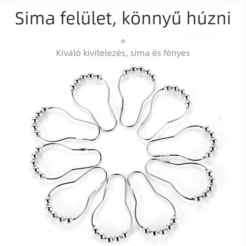 OnePlus függönygomb, 304 rozsdamentes acél, gömb alakú, modern stílus