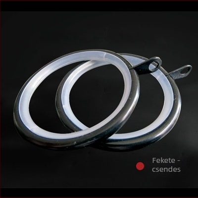 Fából készült függönygyűrűk klipekkel — csendes függőgyűrűk, római stílusú kör alakú akasztók, modern minimalist dizájn