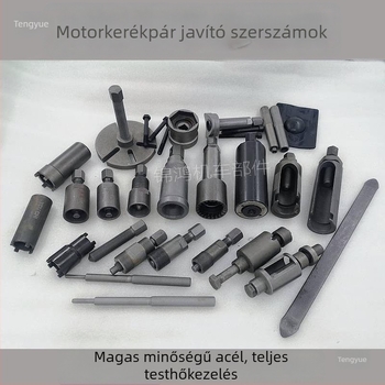 Motorker javító szerszámkészlet — szeleptű eszközök, rotor/forgóhenger eltávolító kulcs, mágnes húzó hüvely (Model 50/70/100/125/150/250)