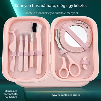 Yan daier szemöldökápoló készlet — szemöldöknyíró, szemöldökcsipesz, szempilla klip, szemöldök kés