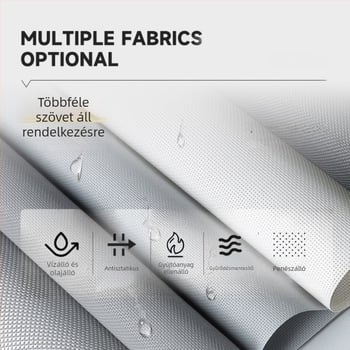 Elektromos szélálló roló ablakhoz – Beltéri roló, importált szövet, Márka Senhaiwen, Modell Senhai1218, Modern Minimalista Stílus