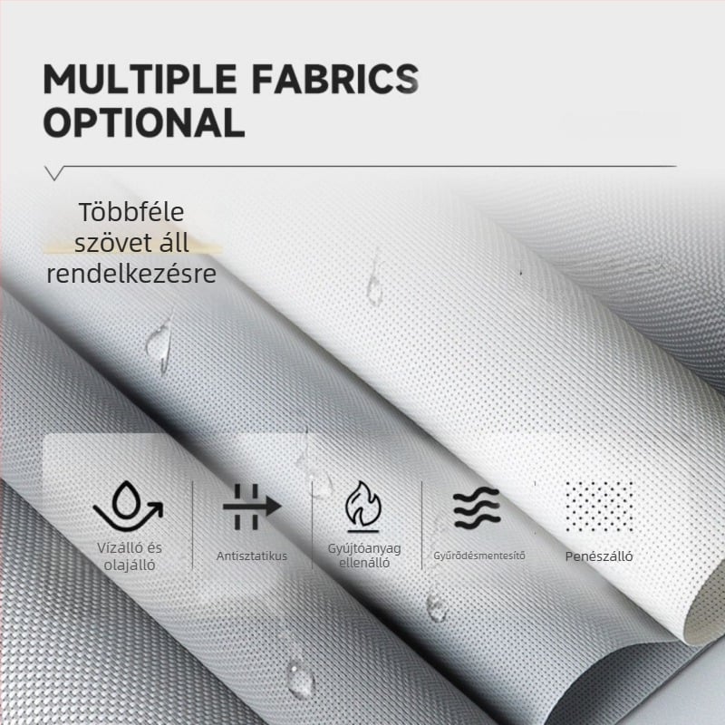 Elektromos szélálló roló ablakhoz – Beltéri roló, importált szövet, Márka Senhaiwen, Modell Senhai1218, Modern Minimalista Stílus