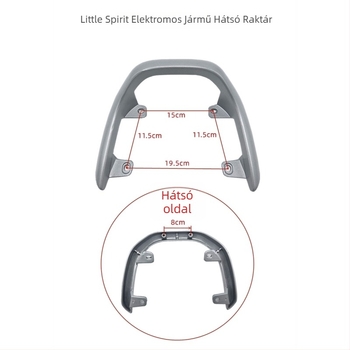 GM6-hez kompatibilis elektromos robogó hátsó támasz farokszárnnyal — Anyag: Egyéb; Márka: Egyéb; Termékkód: 101p9fj; Stílus: Egyéb