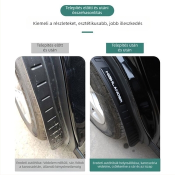 Toyota Highlander 2022-2024 kerékárk belső burkolat készlet – elöl és hátul