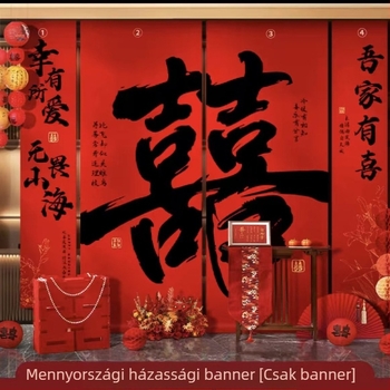 Esküvői textil hátteret tartalmazó szett faldekorációhoz és fotózáshoz