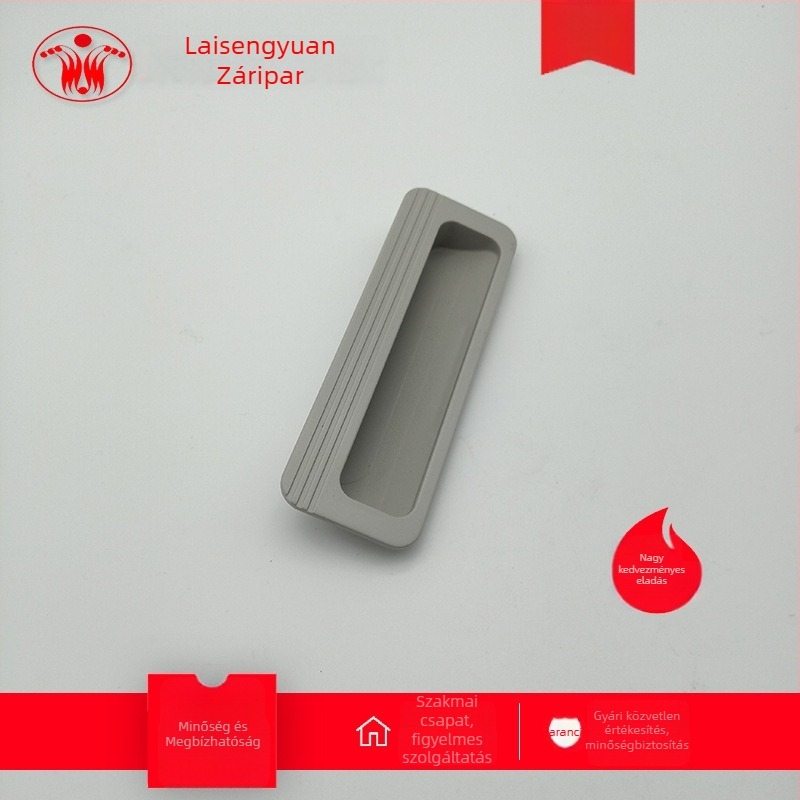 LS712 Műanyag fiók fogantyú, ABS anyag, elektroplatált felület (Modell LS712, Anyag: ABS, Felület: Elektroplatálás, Alkalmazás: Fiók)