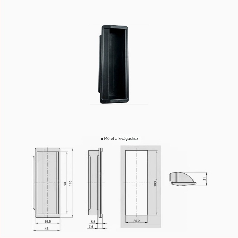 LS712 Műanyag fiók fogantyú, ABS anyag, elektroplatált felület (Modell LS712, Anyag: ABS, Felület: Elektroplatálás, Alkalmazás: Fiók)