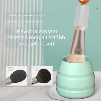 Elektromos sminkecset tisztító gyors töltéssel és szárító funkcióval, nettó tömeg 360 g, 36 darabos csomag