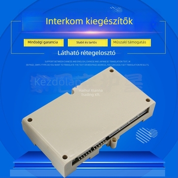 Épületkaputelefon rendszer: vizuális közbenső modulelosztó platform 3000J, négycsatornás vonal