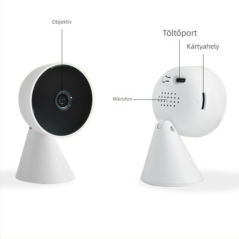 Okos belső térre szánt megfigyelő kamera, WiFi, 1080p, 16 mm-es fókusztávolság, Z1