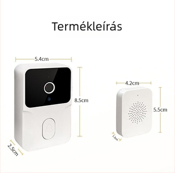Beltéri és kültéri intelligens vizuális videókaputelefon kétirányú kommunikációval, 1080p HD IP kamera