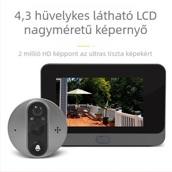 Tuya vezeték nélküli videóajtócsengő Wi-Fi interkommal, 2 MP HD otthoni biztonság