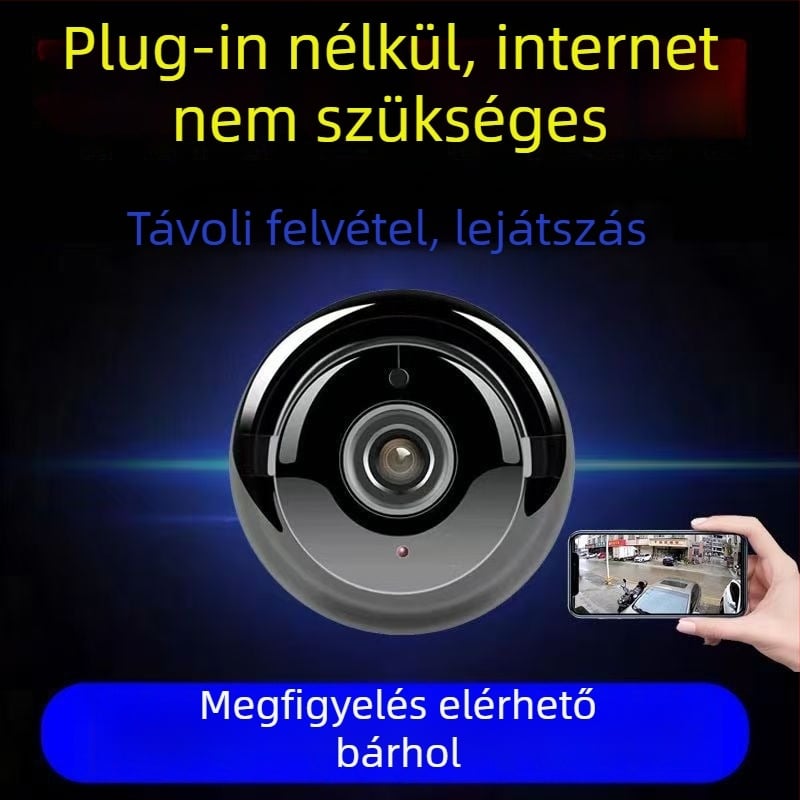 Okos otthoni biztonsági kamera 1080p felbontással, éjjellátó funkcióval, 10-30 m hatótávolsággal, 3,6 mm-es objektívvel, mobilalkalmazáson keresztüli vezérléssel (iOS)
