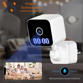 Intelligens 1080p kamera éjszakai látással, távoli hangkommunikáció és TF-kártya + felhő + mobilalkalmazás