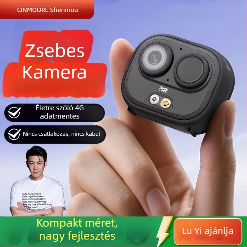 Okos megfigyelő kamera éjjellátással, 1080p, kültéri használatra, 10–30 m hatótávolság, vezérlés mobilalkalmazáson keresztül
