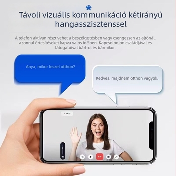 Okos ajtózár ujjlenyomat- és arcfelismeréssel és jelszóval – 0,3 s szkennelés, 100 ujjlenyomat tárolása, hamis elfogadás aránya 0,001, -30°C-tól 70°C-ig