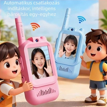 Gyerekeknek szóló videóinterkom játék A3 — 13 csatorna, 5150–5825 MHz tartomány, 300 m hatótávolság, 5 V üzemmód