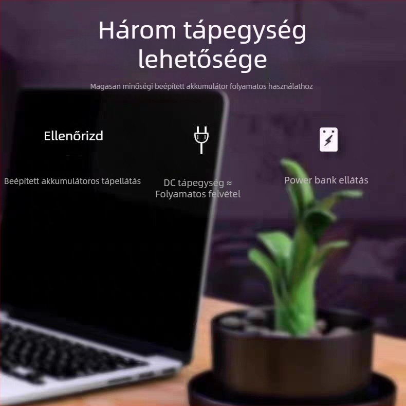 Megfigyelő készlet 1080p felbontással, éjjellátás, 3,6 mm fókusztávolság, 10–30 m hatótáv és mobilalkalmazásos irányítás (iOS).